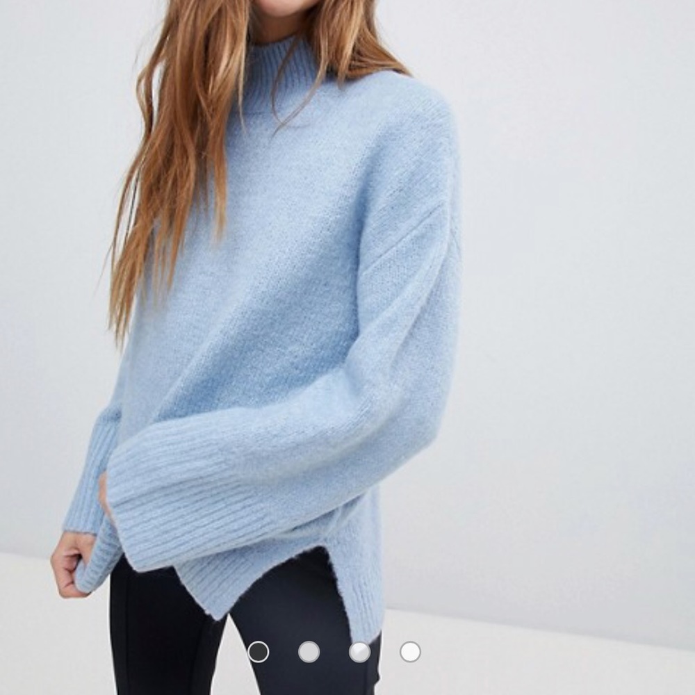ASOS Blue mock neck Sweater